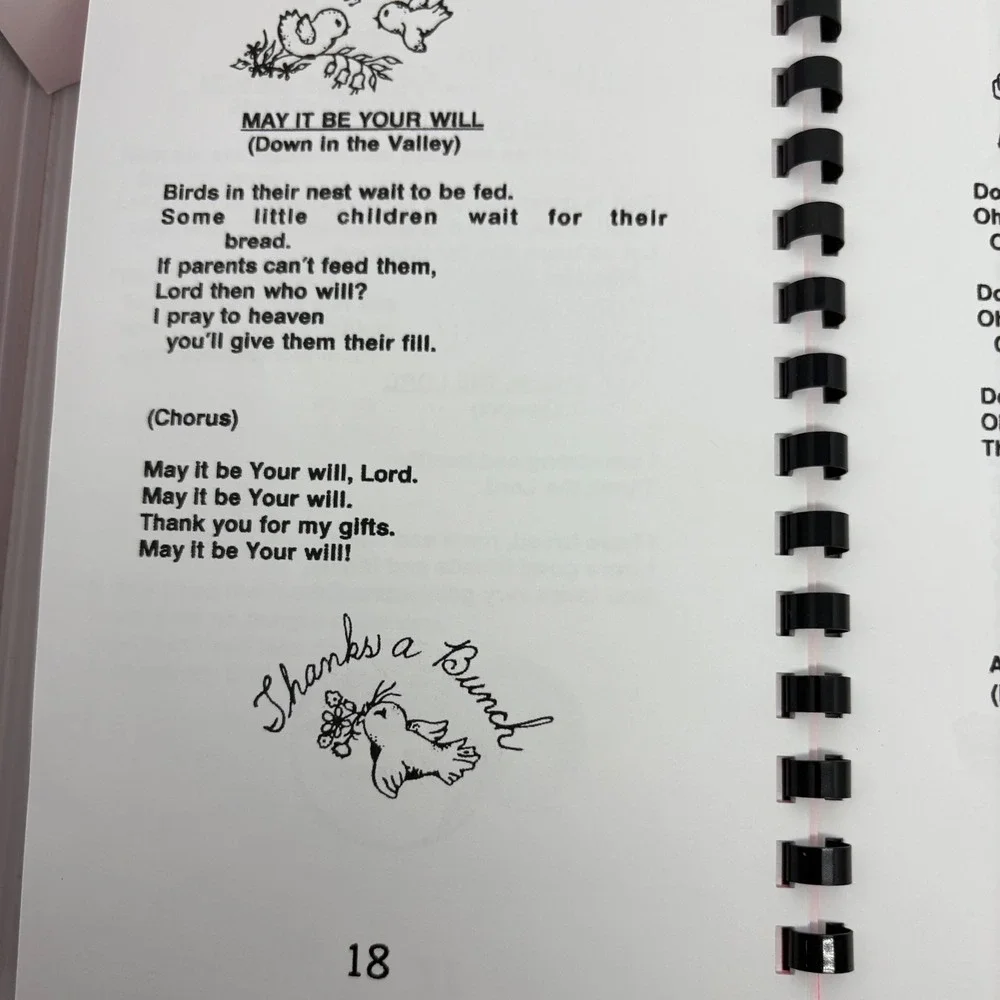 Amazing Graces Katie Jimenez Spiral Bound Prayer Songbook Mealtime Blessings